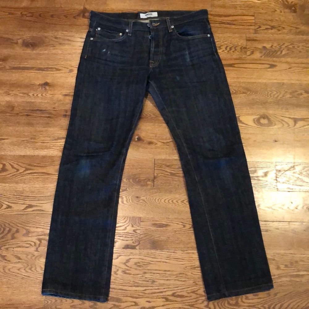 Baldwin Reed Straight leg raw denim jean